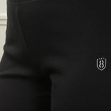 Women's Cotton Slim Flared Stretchy and slim Fit Slit Pant