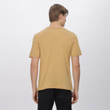 Men's Tencil Polyester Ultra Soft and Smooth Sustainable T-shirt ( Mustard Yellow)