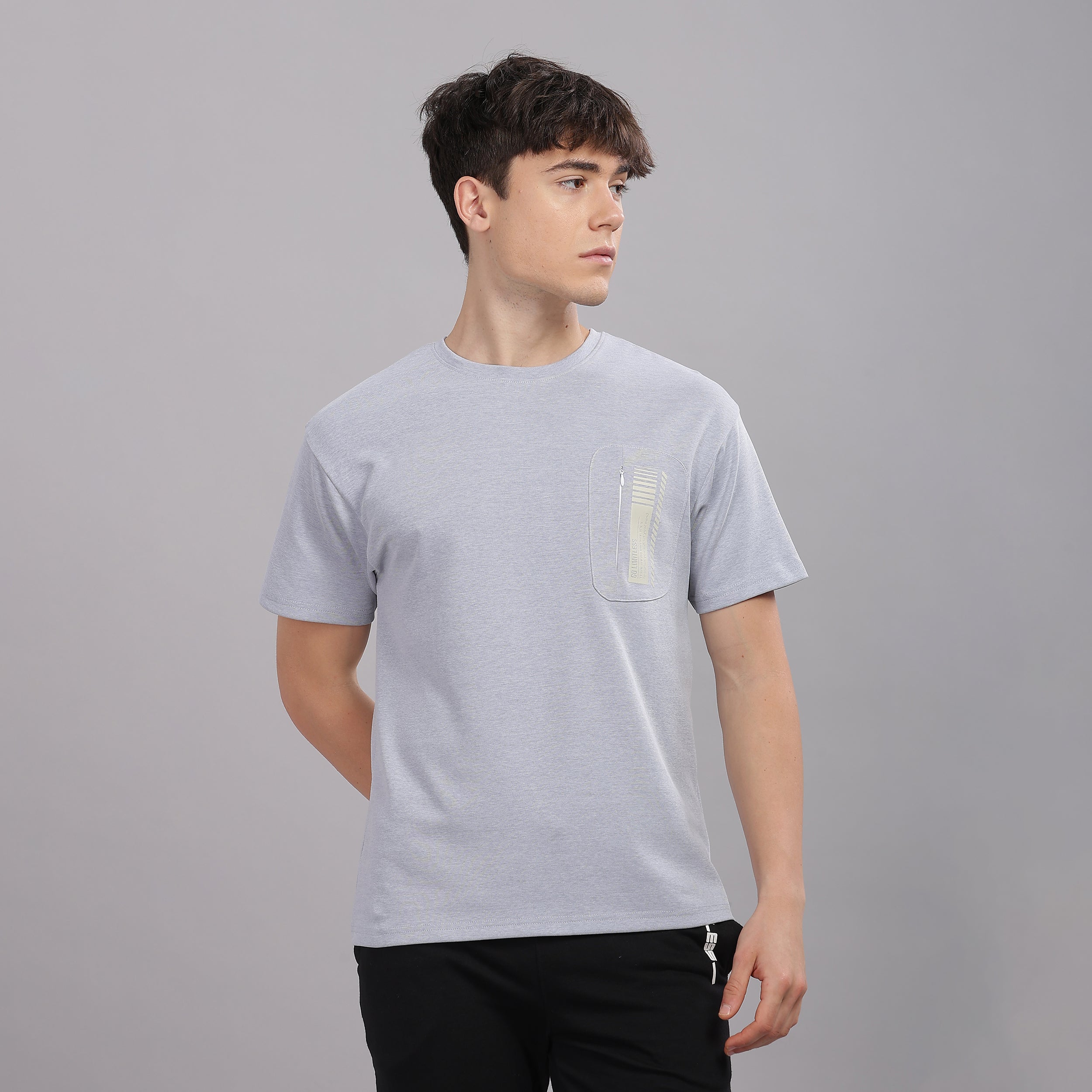 Men’s Round Neck soft cotton shrinkage resistant stretchable T Shirt