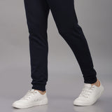 Men’s cotton track pant with zipper closure