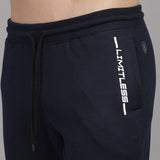 Men’s cotton track pant with zipper closure