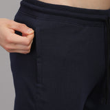 Men’s cotton track pant with zipper closure