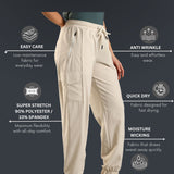 Women’s Workleisure Cargo Pants with Elasticated Cuff