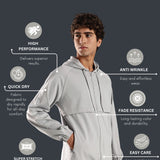 Men’s Raglan Hoodie with Zipper Pockets