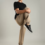 Men's Woven Boxy Jogger with Zipper Pocket
