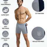 Mens Stretchable Swim Tight Shorts with Elasticated Waist Band