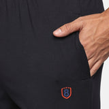 Men One Side Zipper Pocket and Inside Drawstring Trackpant