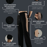 Women's Cut & Sew Joggers with Contrast Panels
