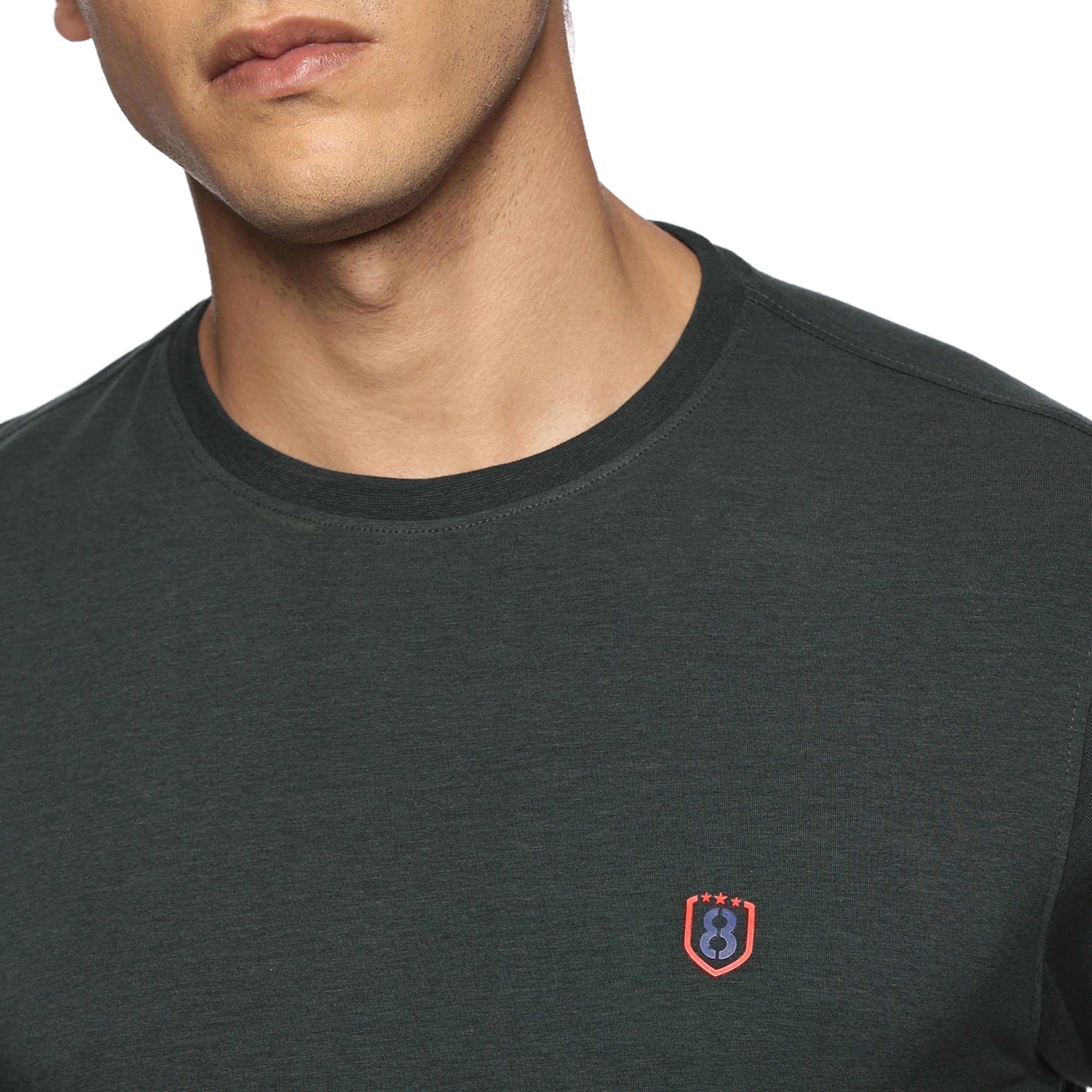 Men Round neck Bamboo Cotton T shirt