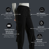 Women Stylish Multi pocket Pants with Adjustable Drawstring