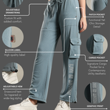 Women's Boxy Parachute Pant with Cargo Pocket