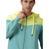 MEN COLOUR BLOCK OUT DOOR TRAINING JACKET