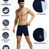 Mens Stretchable Swim Tight Shorts with Elasticated Waist Band