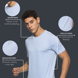 Men Solid High Performance Training T-Shirt