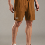 Dropped Shoulder Half-Zip Polo T shirt with shorts