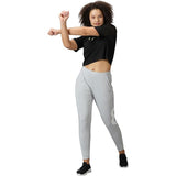 Women's Solid Training Drawstring Waist Track Pants