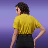 Women's Crop Top With Elastic Branding