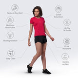 Women's Soft and Breathable  Regualr fit Solid T-shirt