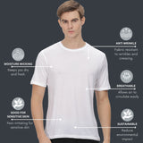 Men's Tencel Polyester Ultra Soft and Smooth Sustainable T-shirt