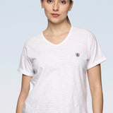 Women 100% organic cotton mega sleeve top