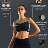 Women's Stylish Sports Bra with Detachable Pad