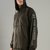 Men’s Raglan Hoodie & Jogger Set with Zipper Pockets & Flap Detail