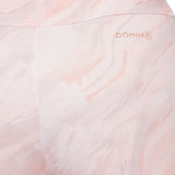 Women's Slim-Fit Printed Capri With Elasticated Waist & Mesh At Bottom