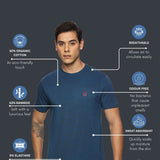 Men Regular Fit Round Neck Half sleeve T shirt