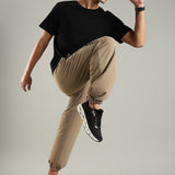 Men's Woven Boxy Jogger with Zipper Pocket