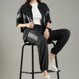 Women's Cut & Sew Joggers with Contrast Panels