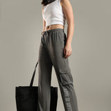 Women's Boxy Parachute Pant with Cargo Pocket