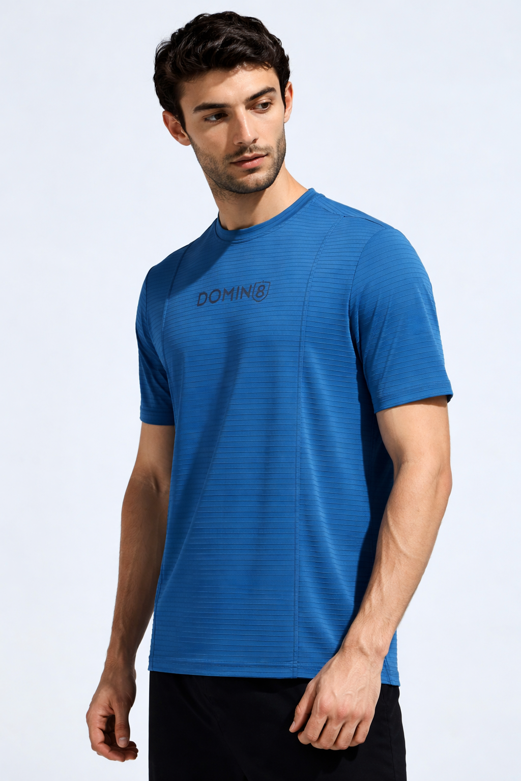 Men's Pintuck T-Shirt with Multi Reflector Chest Print