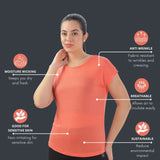 Women's Ultra Soft And Hypoallergenic Tencel Polyester T-shirts