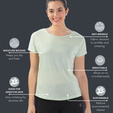 Women's Ultra Soft And Hypoallergenic Tencel Polyester T-shirts