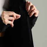 Women's Hooded All Weather Jacket with Side seam pockets in sleeve