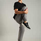 Men's Woven Boxy Jogger with Zipper Pocket
