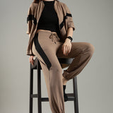 Women's Cut & Sew Joggers with Contrast Panels