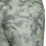 Women's Skin-Fit Training Tights With Tie & Dye Pattern And Elasticated Waist