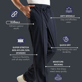 Men's Pintuck Stylish workleisure pant with elasticated drawstring