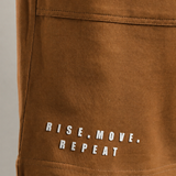 Dropped Shoulder Half-Zip Polo T shirt with shorts