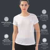Women's Ultra Soft And Hypoallergenic Tencel Polyester T-shirts