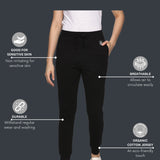 Women Joggers pant With Side Pockets and Drawstring waist Adjustable