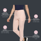 Women Joggers pant With Side Pockets and Drawstring waist Adjustable