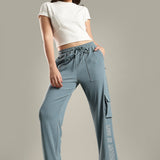 Women's Boxy Parachute Pant with Cargo Pocket