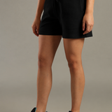 Women Shorts With Stylish Zipper Pocket At Both Sides