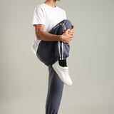 Men’s Baggy Fit Joggers with Elastic Hem and Adjustable Drawstring