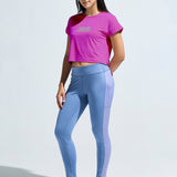 Women's High Low Graphic Print T-Shirt