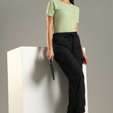 Women’s Workleisure Cargo Pants with Elasticated Cuff