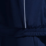 Men's High Neck Breathable Sports Tracksuit with Contrast Piping & Pockets
