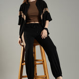 Women's Cut & Sew Joggers with Contrast Panels